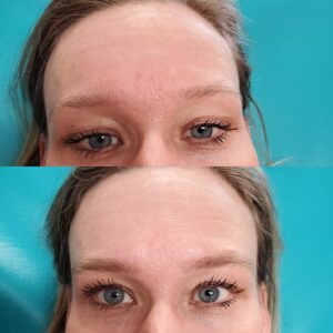 Before/After Brow Tint